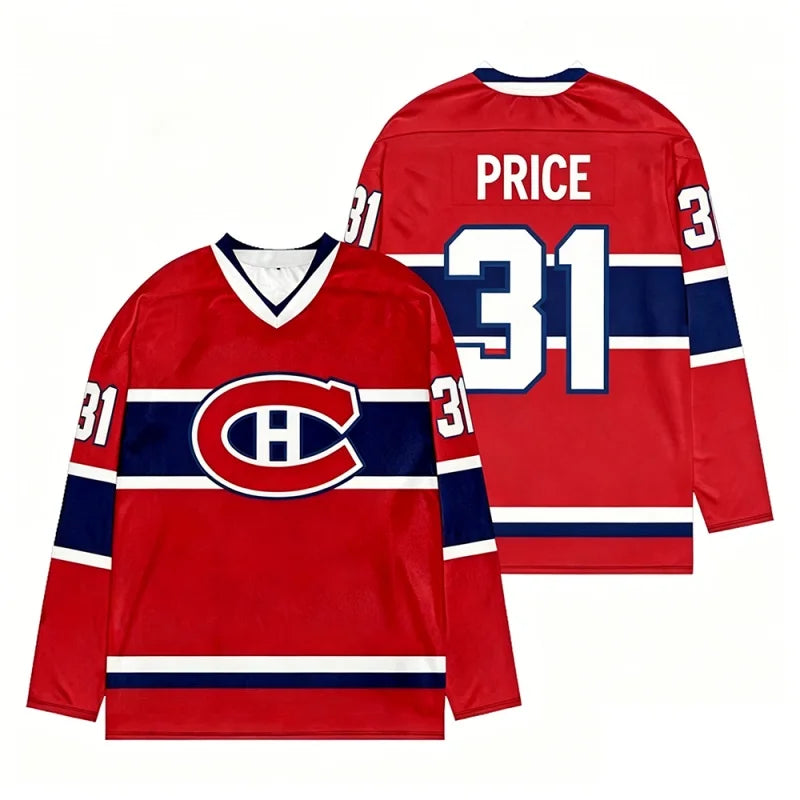 Utah Mammoth Hockey Jersey Montreal Canadiens Team  Long Sleeve Sweatshirt Women Men Player Cosplay Top Shirts Quick-dry