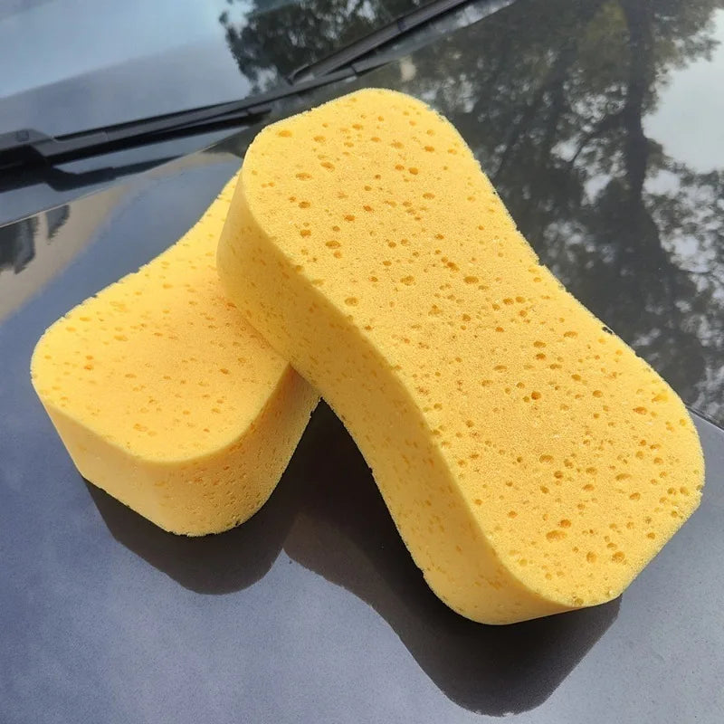 High Density Absorbent Sea Cotton 8 Words Car Wash Sponge Wipe Car Eight Words Sponge Block Car Cleaning Supplies Car Wash Tools