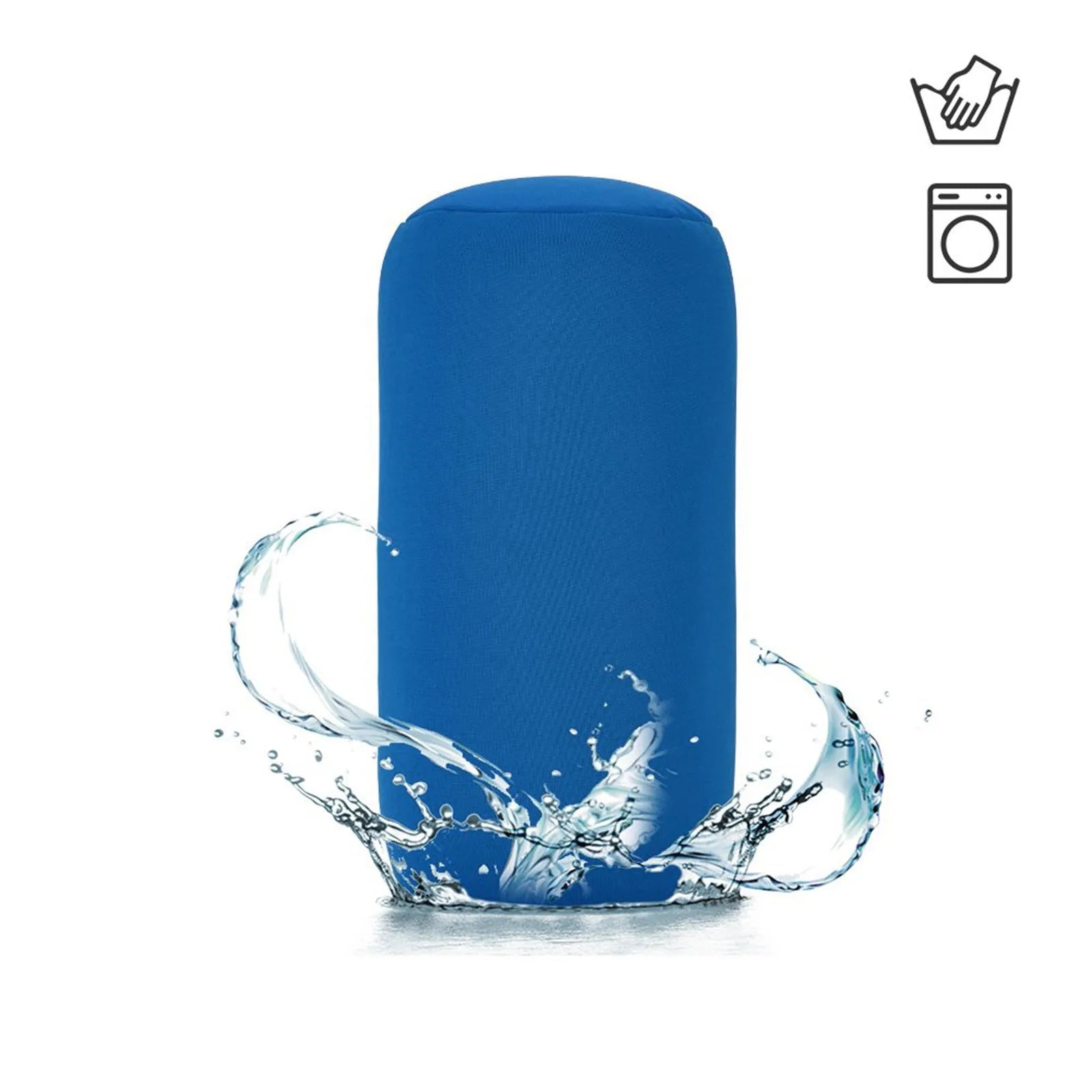 30cmx16cm Cylindrical Pillow Micro Mini Microbead Back Cushion Roll Pillow Head Convenient Travel Pillow Bed Decoration