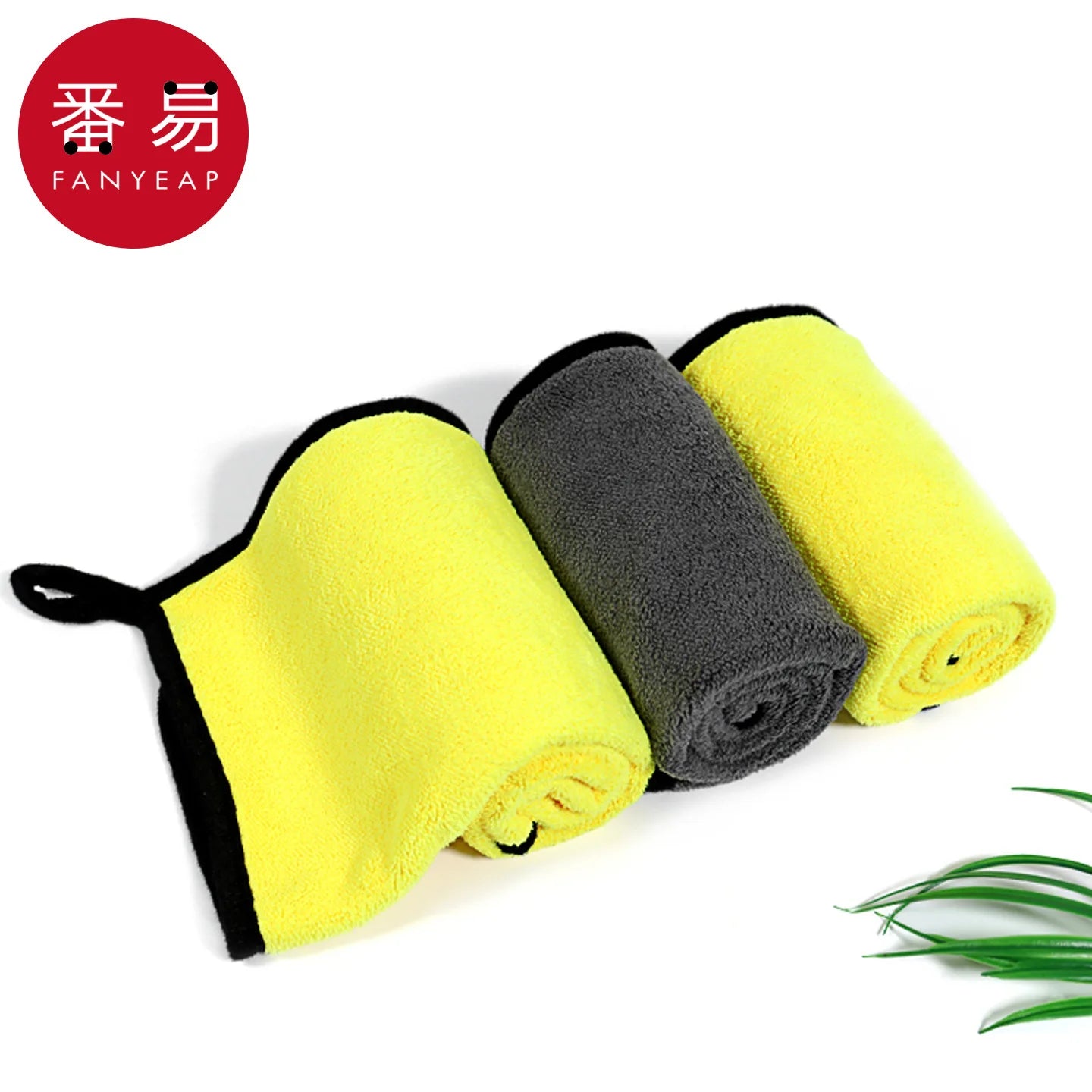 Car wash towel A1-Car absorbent interior glass car towel does not shed hair Double-sided rag in the car