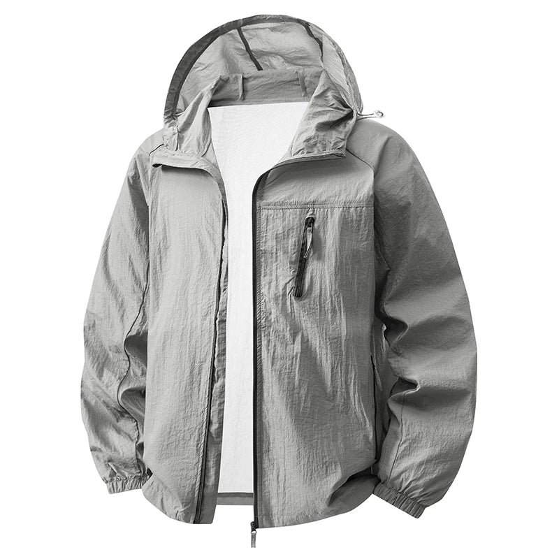 JNLN Summer Windbreaker Men Women Lightweight Sun Protection Jacket Unisex Camping Climbing Hiking Outdoor Sports Anti-UV Coat