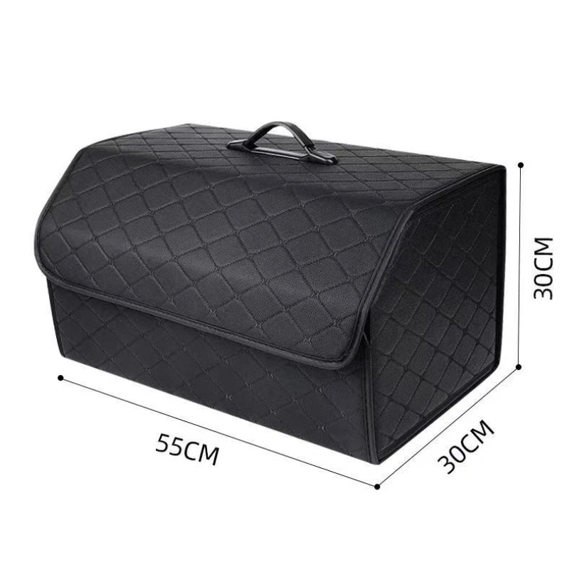 Car Trunk Storage Car Trunk Storage Box Leather Folding And Organizing Box Supplies And Gifts