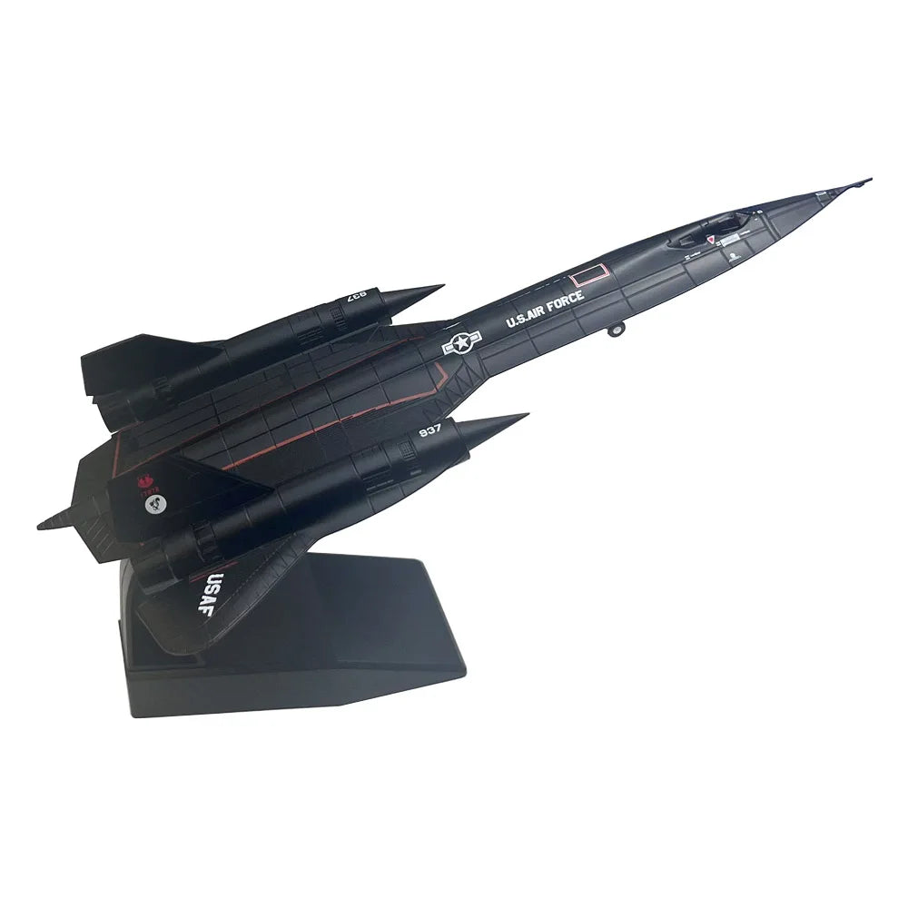 1:144 Scale US Lockheed SR71 SR-71 Blackbird 17972 Plane Metal Model Airplane Aircraft Ornament Gift