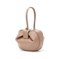 HIFASHION Genuine Leather Top Handle Bags For Women Chic Novelty Round Small Daily Purses Cowhide Party Luxury Designer Handbags