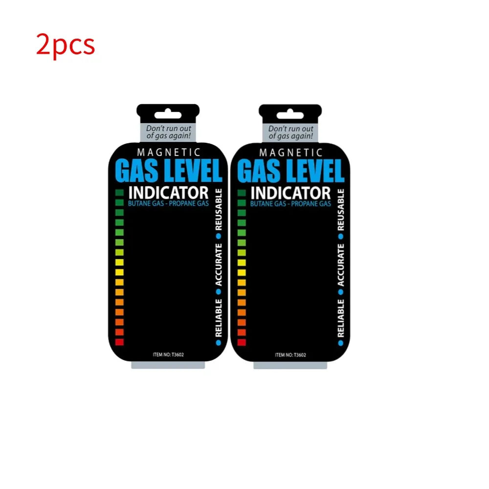 1-50pcs Practical Propane Butane LPG Fuel Gas Tank Level Indicator Magnetic Gauge Bottle Temperature Measuring Stick Test Card