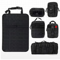 High Quality Multifunction 55*37CM 600D 6PCS In 1 Car Back Seat Tactical Hanging Storage Organizer