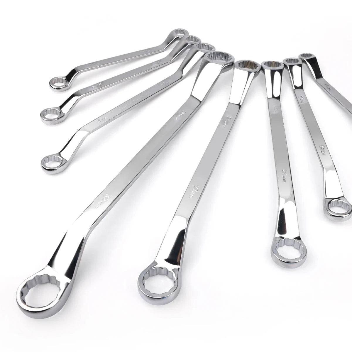 Multifunctional Double-ended Spanner Double Head Box End Wrench Heat Treated Hardened Offset Ring Spanner