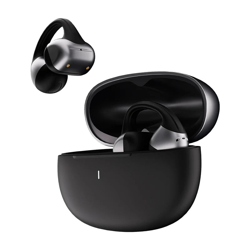 Open Ear Clip Earbuds Bluetooth 5.4 Wireless Headphones 5H Playtime 5g Lightweight for Sports Cycling Commute