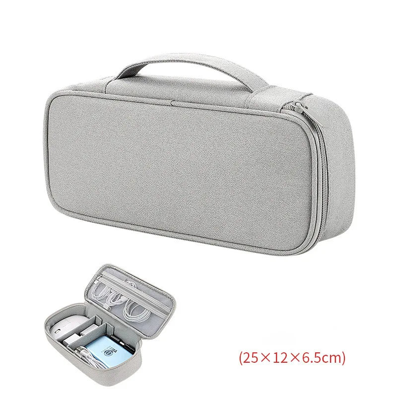 Travel Portable Digital Accessories Storage Bag Organizer of Mobile Phone Bag U Disk Charging Bank Mobile Data Cable Storage Bag