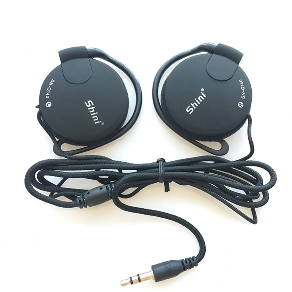 Bass Stereo Sport Wired Earpiece Ear Hook Headset Earphone Headphone