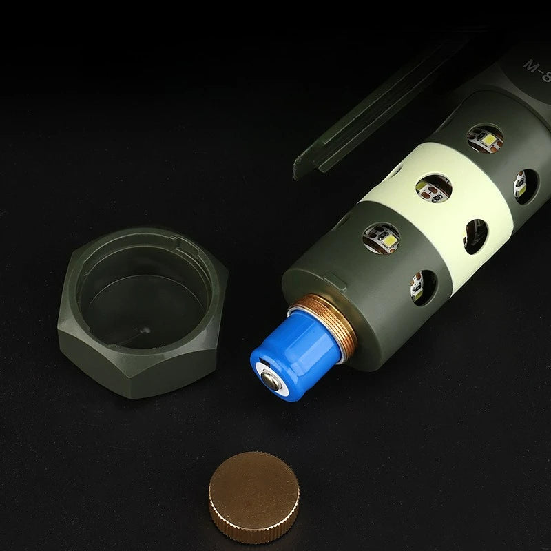 Outdoor Portable Camping Emergency Lighting Tactical Lamp Dummy Flashbang Grenade Model Cosplay Model Prop Lamp