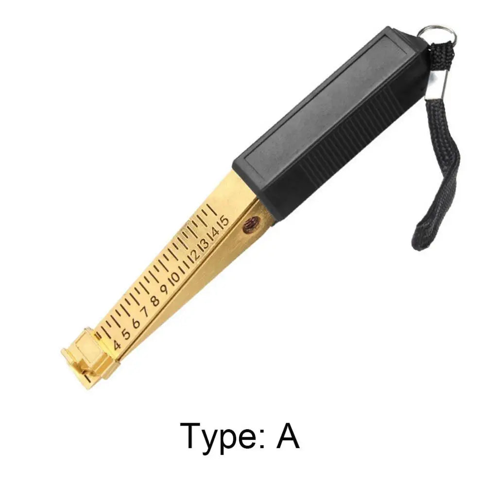 0.2/0.5mm Wedge Shaped Vernier Feeler Gauge Inspection Flatness Measuring Tool for House Engineering