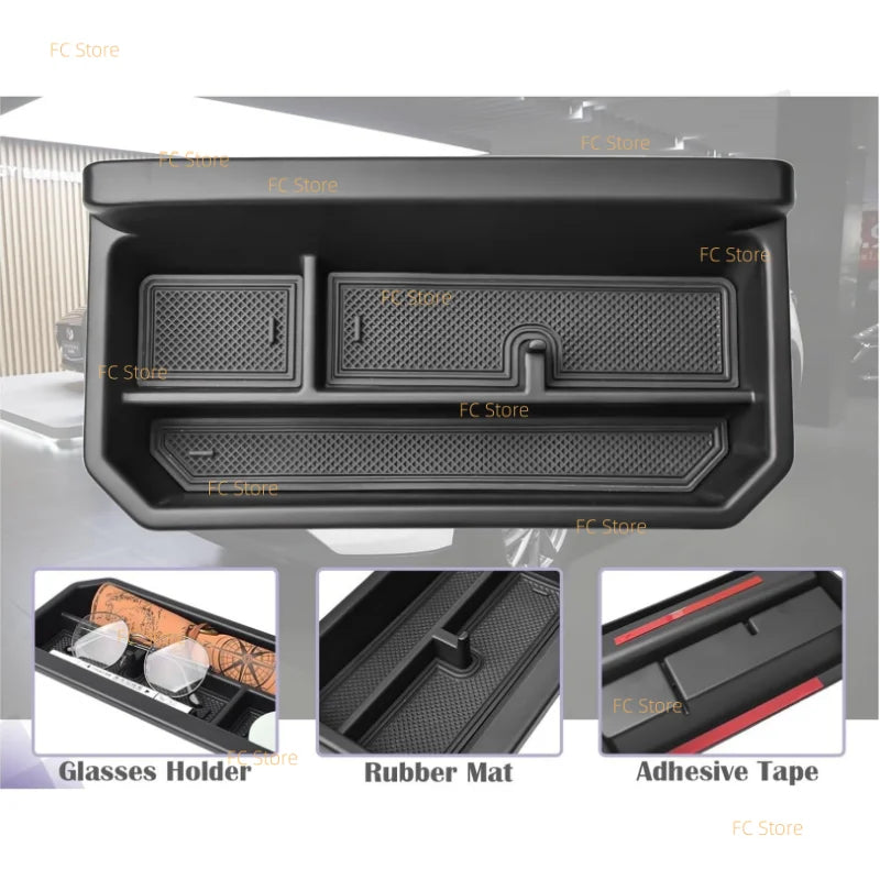 For CX5 CX-5 2022-2025 Center Console Dashboard Organizer Armrest Box Storage Holder Car Dash Interior Secondary Accessories