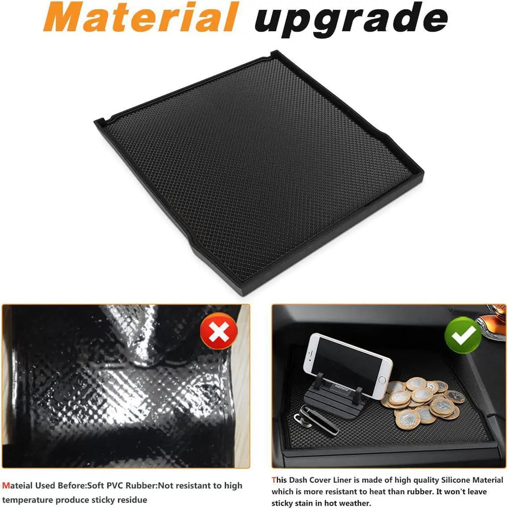 Suitable for Subaru Forester Crosstrek Wing Leopard 2018-2023 Minimalist Dashboard Silicone Anti Slip Pad Car Accessories