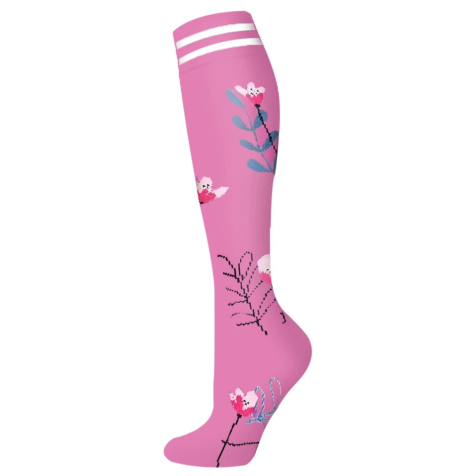 Men Women Compression Sock for Leggings Breathable Running Pressure Soccer Adult Edition Network Pressure Nurse Socks