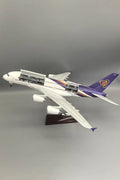 1:160 Diecast Model Emirates/Lufthansa/Prototype/Thailand A380Airways Openable Cabin Door Airplane With Light Airline Collection