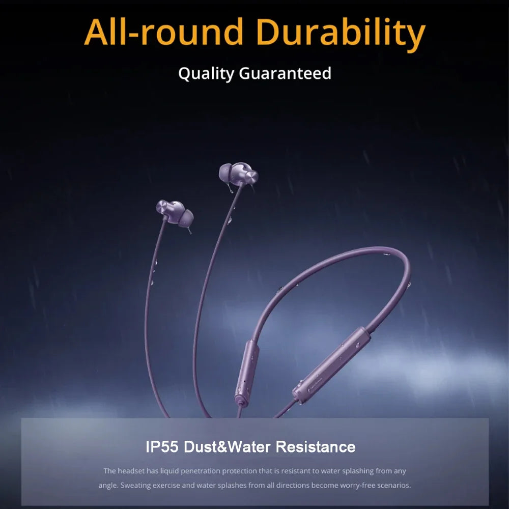 New realme Buds Wireless 5 ANC 13.6mm Dynamic Bass Driver Bluetooth 5.4 50dB Hybrid Noise Cancellation Wireless Earphone