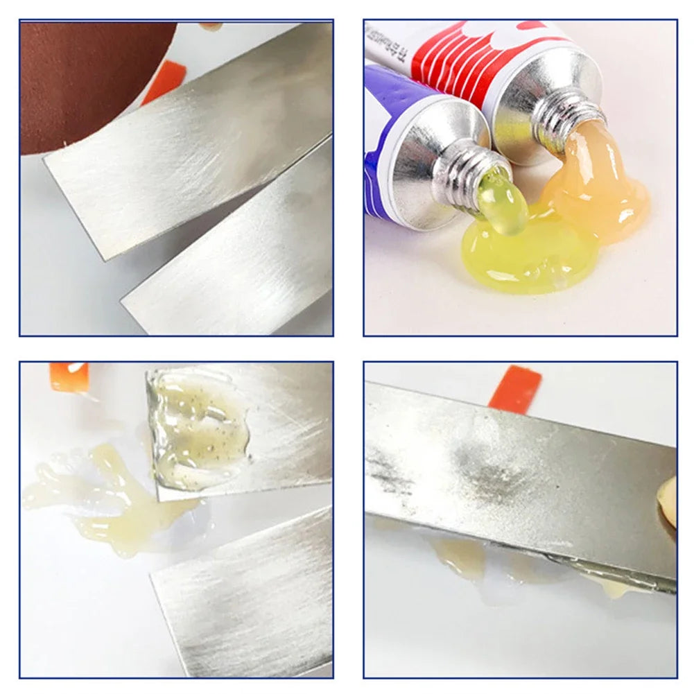 Strong Adhesive A+B Glue Metal Glass Pipe Leakage Repairing Plugging Superglue Marble Wood Welding Fixing Quick-Drying Tool
