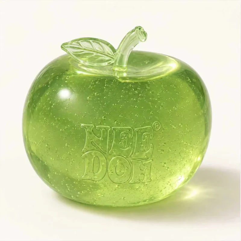Needoh Apple Stress Ball Slow Rebound Squeeze Toy Relaxing and Interesting Gifts Squeeze Toy Soft Jelly Senses Gifts For Adult