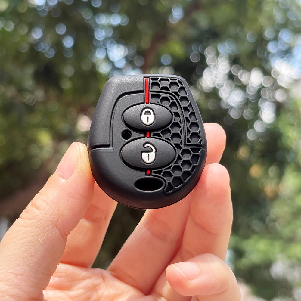 Silicone Car Key Case Cover With Keychain For Skoda Octavia Mk1 For VW Fox For Seat Cordoba Leon Sate Mc1 Ibiza 6L