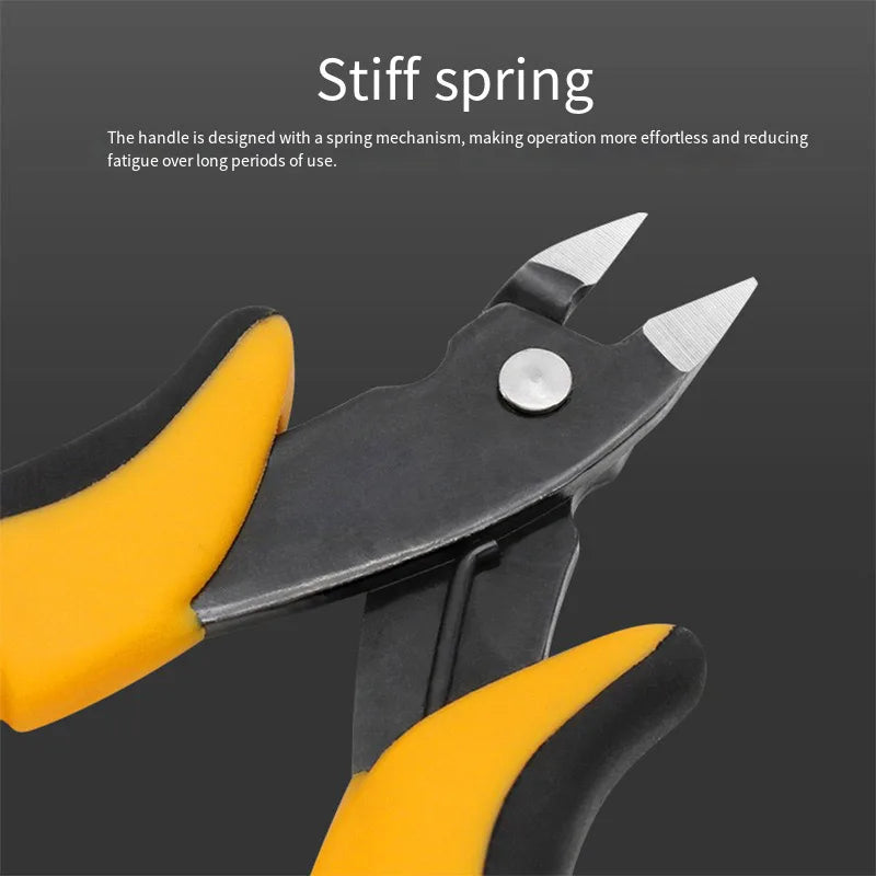 Multistyle Mini Wire Cutter Diagonal Pliers Small Cutter Electronic Pliers Wires Insulating Rubber Handle Model Hand Tools DIY