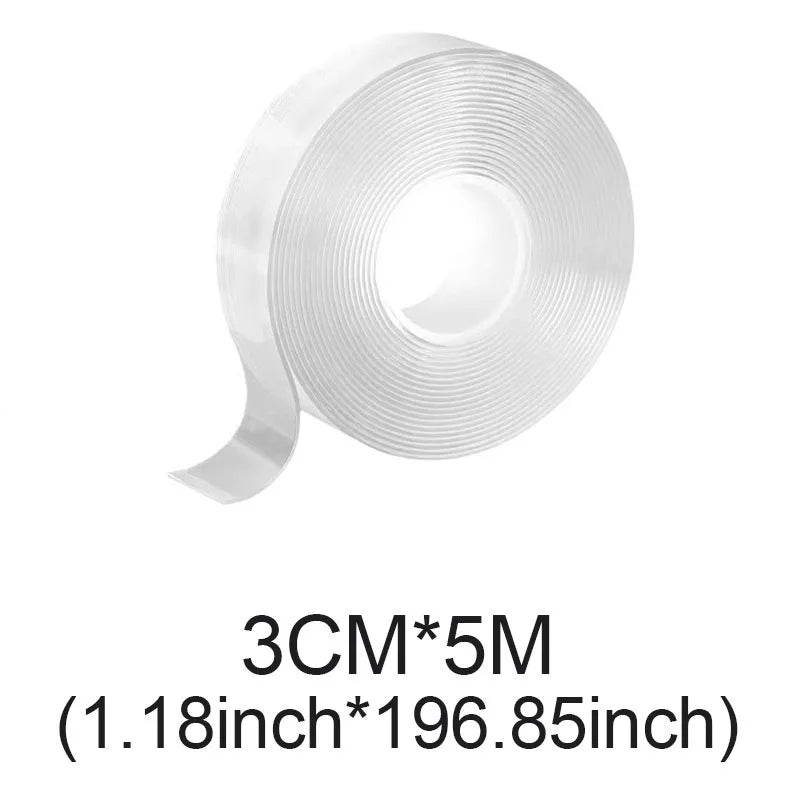 Adhesives Sealers Tape Super Strong Double-Sided Tape Reusable Traceless Waterproof , Adhesive Nano Sticker,Sink Tap Gel Sticker