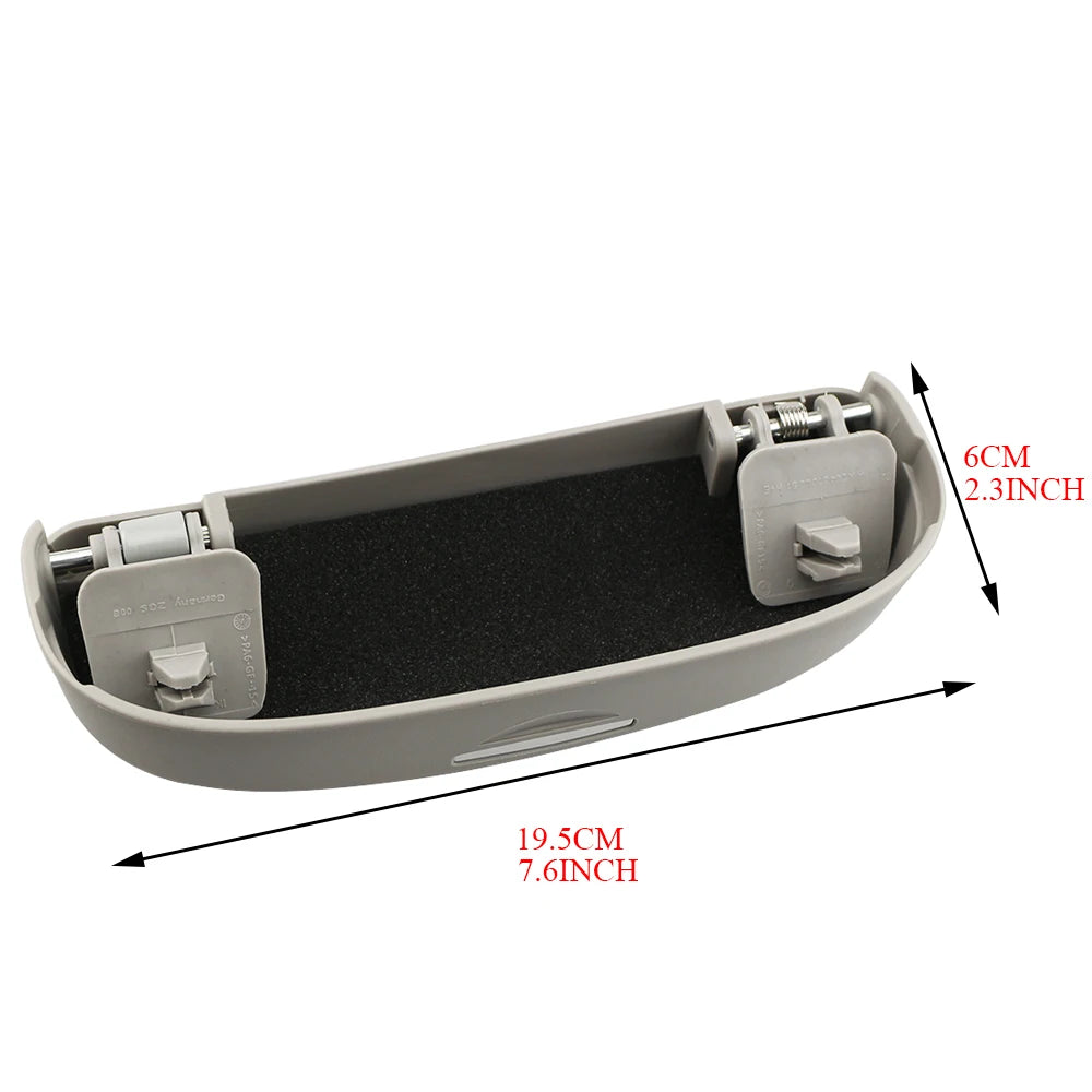Car Glasses Case Sunglasses Holder for Audi Q3 Q5 SQ5 A1 A3 S3 A4 A6 S6 S4 RS4 A5 S5 2013-2026 Eyeglasses Organizer Visor Clip