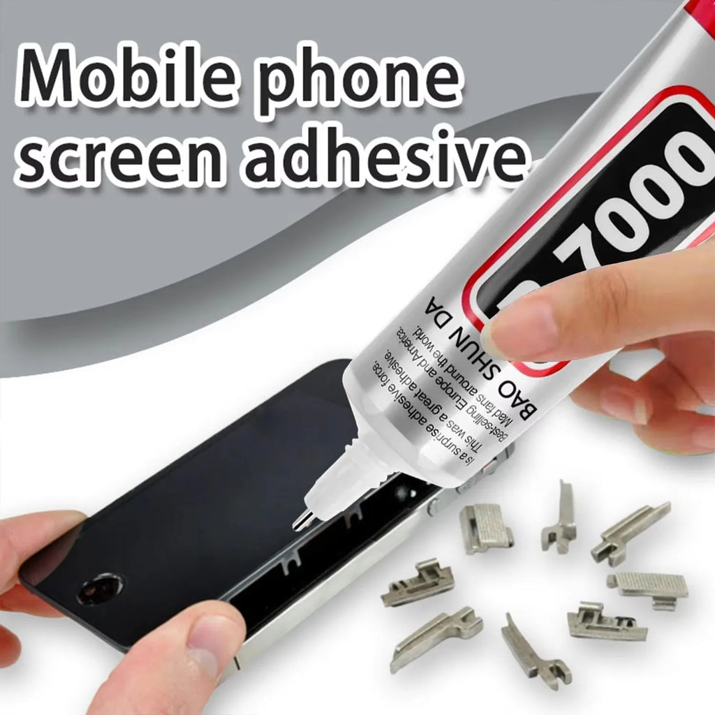 B7000/T7000 Glue DIY Clear Phone Screen Repair Super Adhesive 15/50/110ML Universal Glass Plastic Precision Applicator Glue Tool