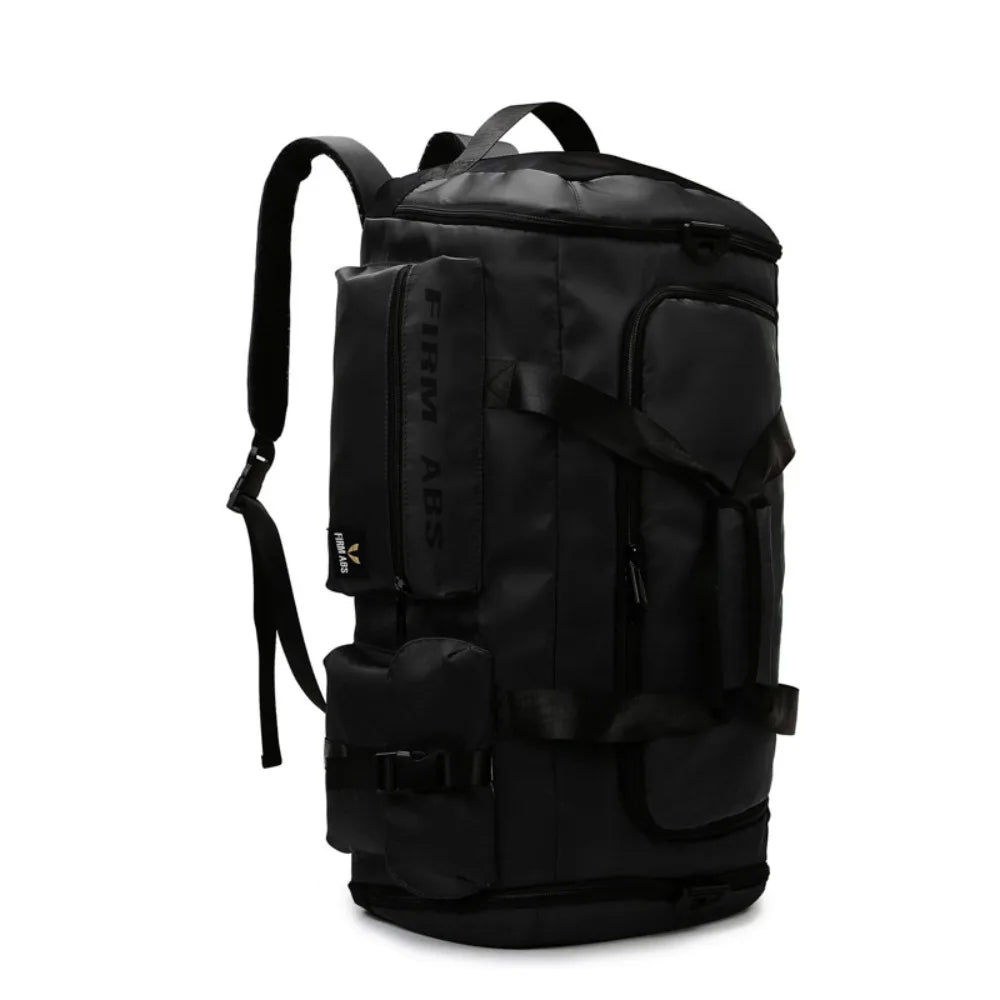 67L Travel Backpack Large Capacity 3 in1 Camping Duffel Bags Dry Wet Separation with Shoes Compartment Fitness Handbag Unisex