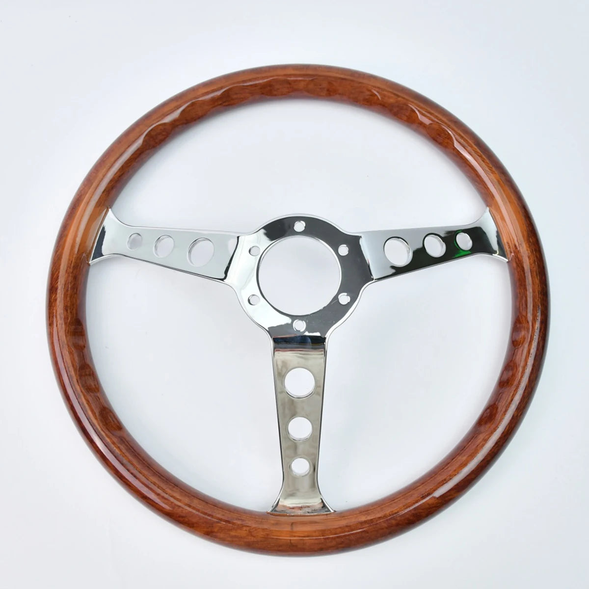380mm Round Hole Bracket Steering Wheel ABS Material with Rivets for Automotive Accessories