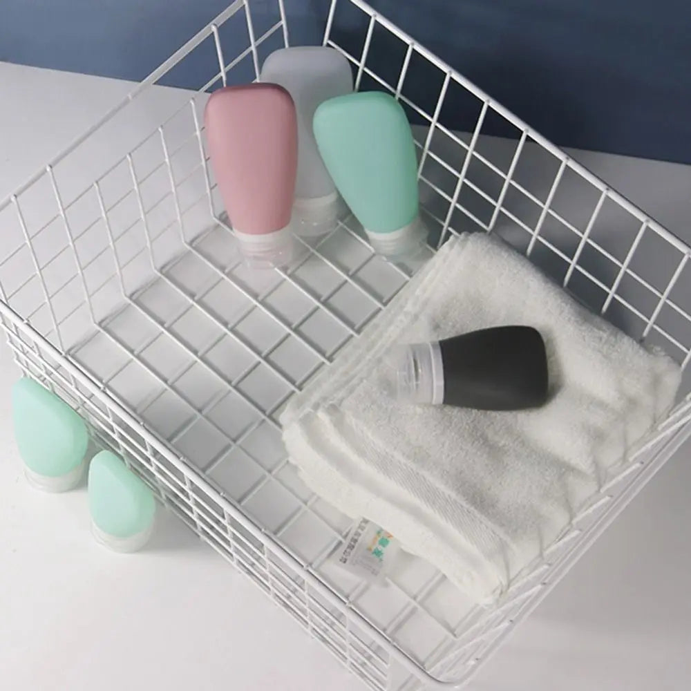 Silicone Travel Toiletry Bottles Leakproof Refillable Lotion Bottles 30/60/90ml Shampoo Container Cosmetic Storage Containers