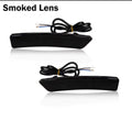 Switchback Dynamic Amber LED Front Side Marker Lights w/ White DRL Driving Lights For Lincoln MKX 2016-2018 & Nautilus 2019-2022