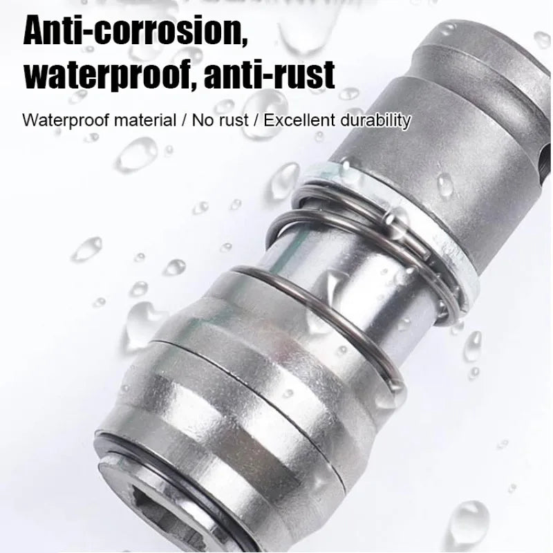 Rechargeable Multifunction Electric Wrench Portable Fourhole Conversion Head Electric Hammer Conversion Adapter for Drill Holes