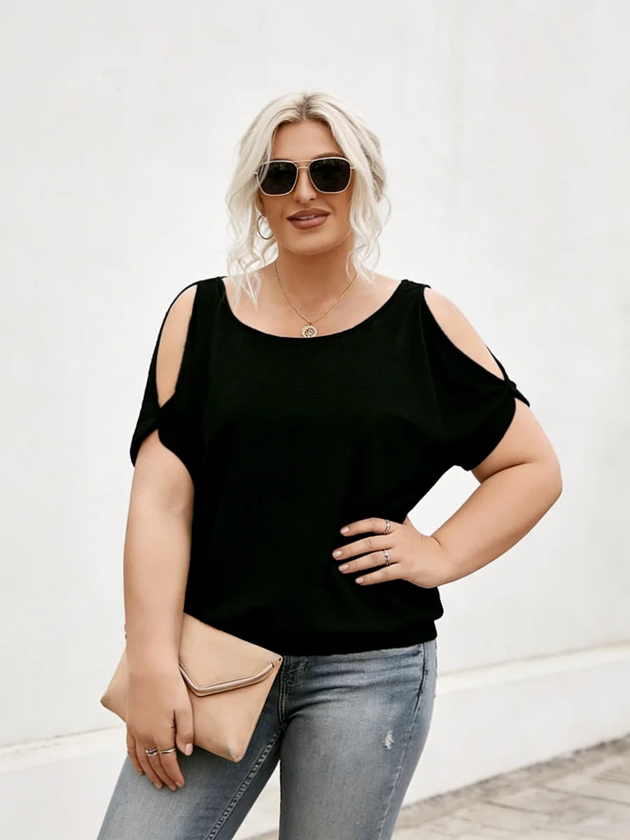 Plus Size Women's T-Shirt V Neck Short Sleeve Floral Print Loose Fit Tops Boho Spring Summer Casual T-Shirt Beach Soft Tops