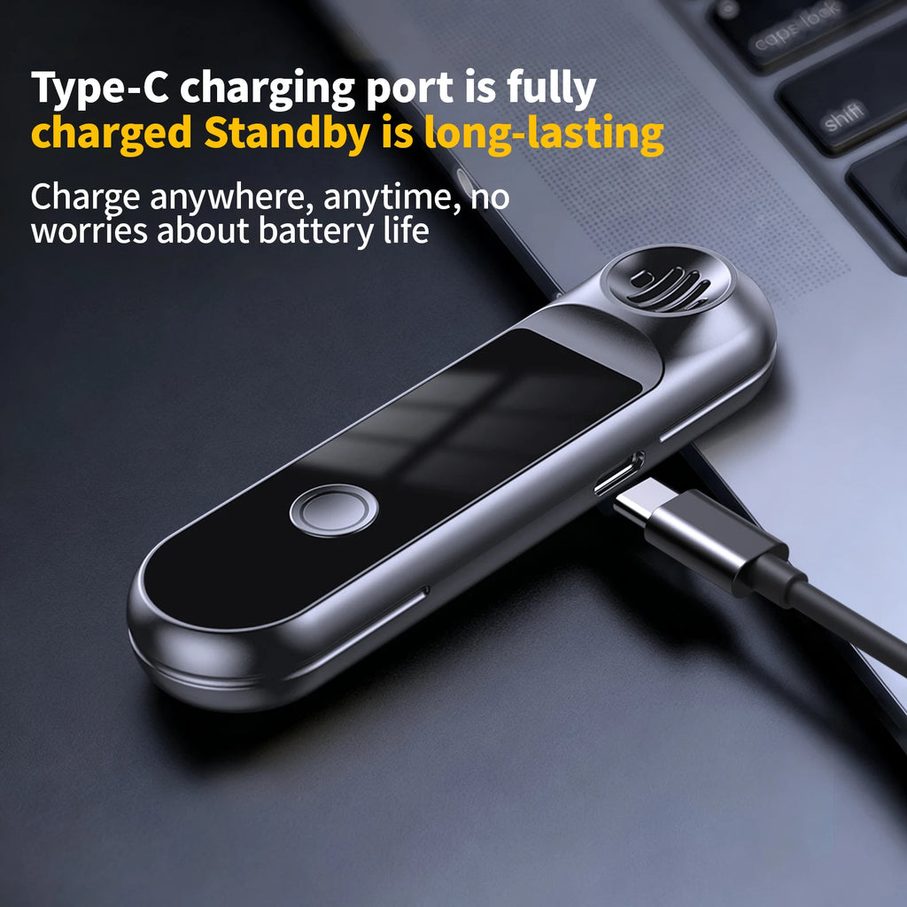 Breathalyzer Portable, Digital Rechargeable Alcohol Detection Testing Tool,Personal Alcohol Tester,,Compact and Exquisite