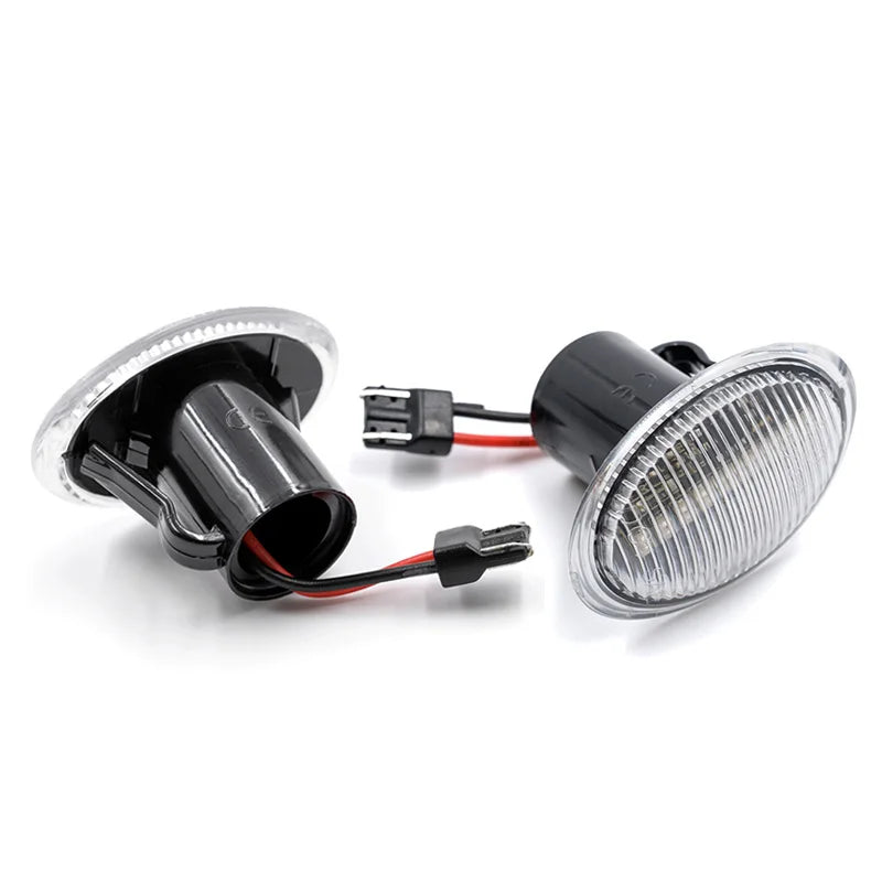 12V Clear Lens LED Side Marker Lamp Assembly For Maserati GranCabrio Granturismo Quattroporte Blinker Turn Signal Light