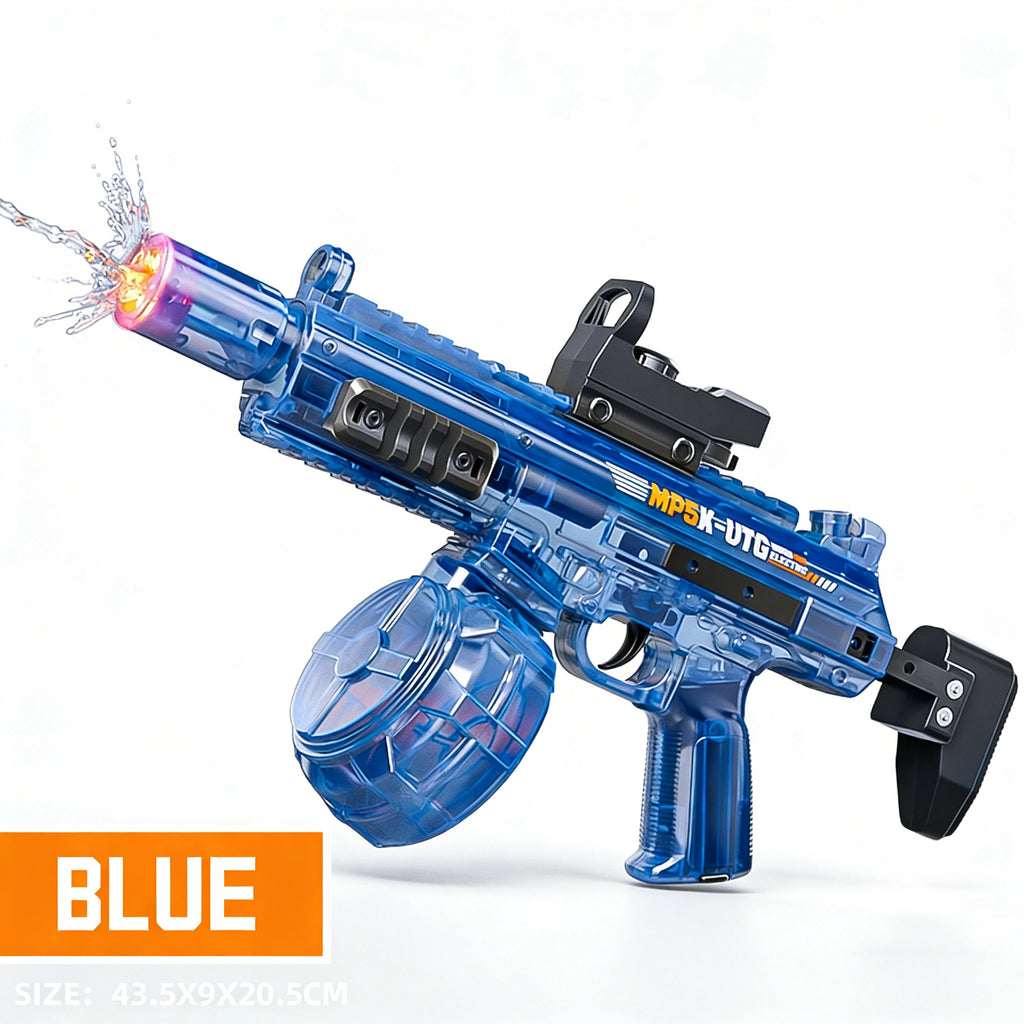 Simulated Firing and Recoil Electric Water Gun Toys Children Automatic Sensor Lights Water Pistol Summer Outdoor Beach Kids Toy