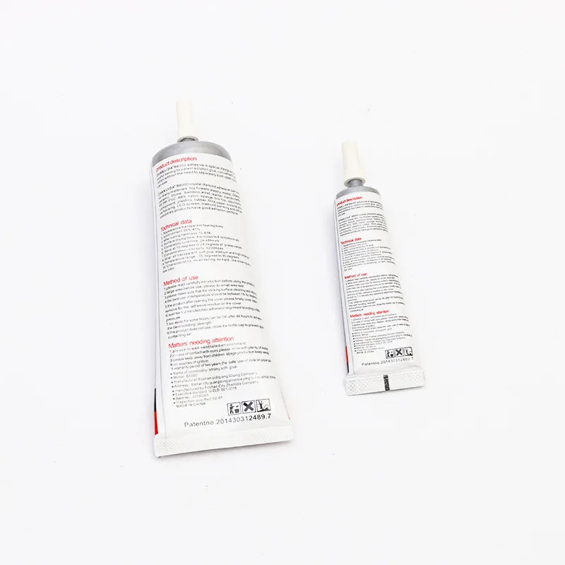 Zhanlida B6000 110ml Clear Acrylic Crystal Adhesive Phone Screen Glass Repair Liquid Glue Bonding Rubber Leather Toys Gel