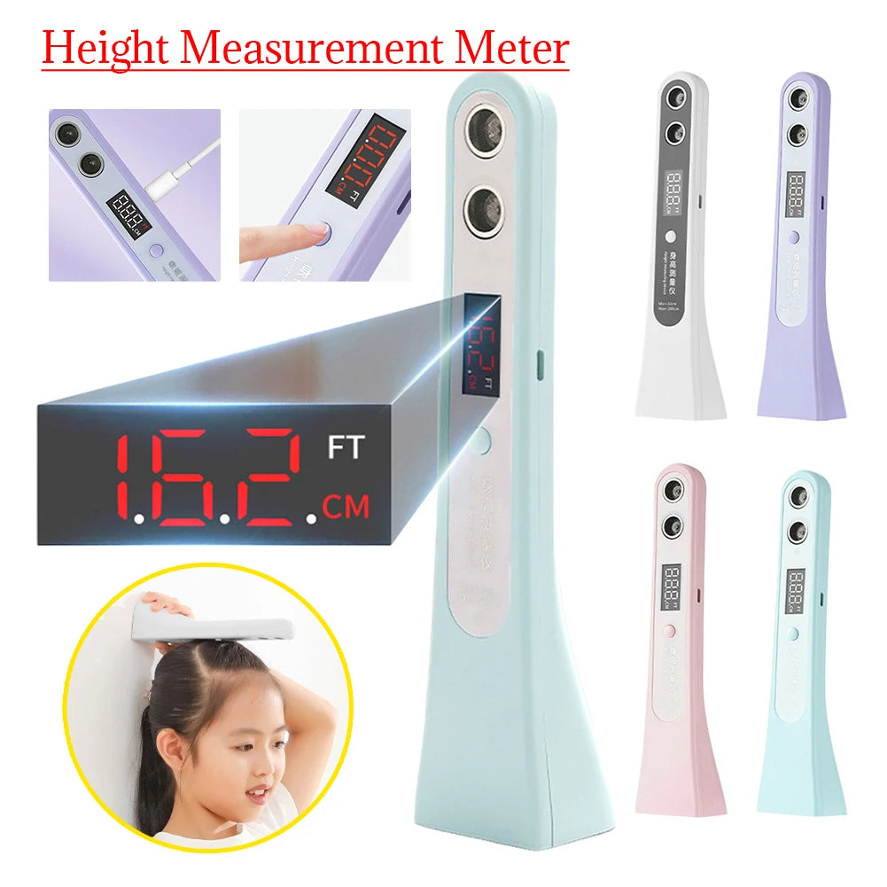 Ultrasonic Height Measurement Meter High Accuracy Digital Height Measuring Ruler Height Measuring Stadiometer for Adults Kids