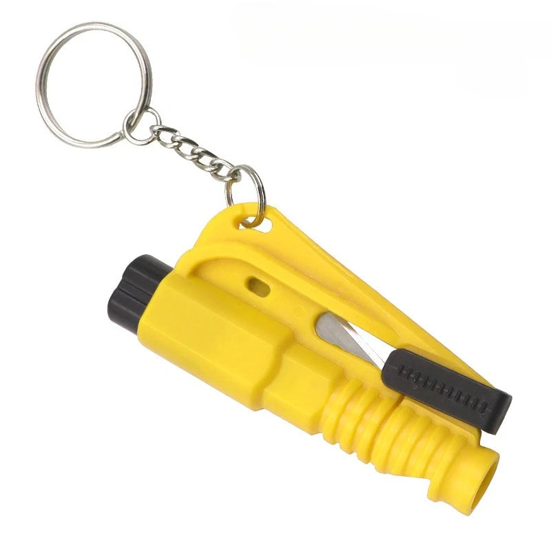 1pc Mini Safety Hammer Keychain Escape Car Life-saving Escape Hammer Window Broken Emergency Glass Breaker
