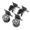 2Pair Replacement Wheels Trolley Case Luggage Wheel Repair Universal Travel Suitcase Parts Access 360 Degree Swivel Wheel Caster