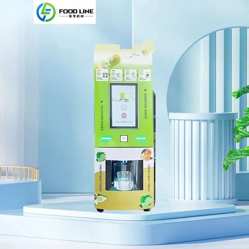 Customized New Commercial 24H Intelligent Desktop Fresh Fruit Smoothies Vending Machine