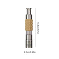 WELLHIKE Manual Pepper Mill Stainless Steel Pepper Mill Outdoor Camping Gear Accessories Press Grinder for Peppercorns Sea Salt