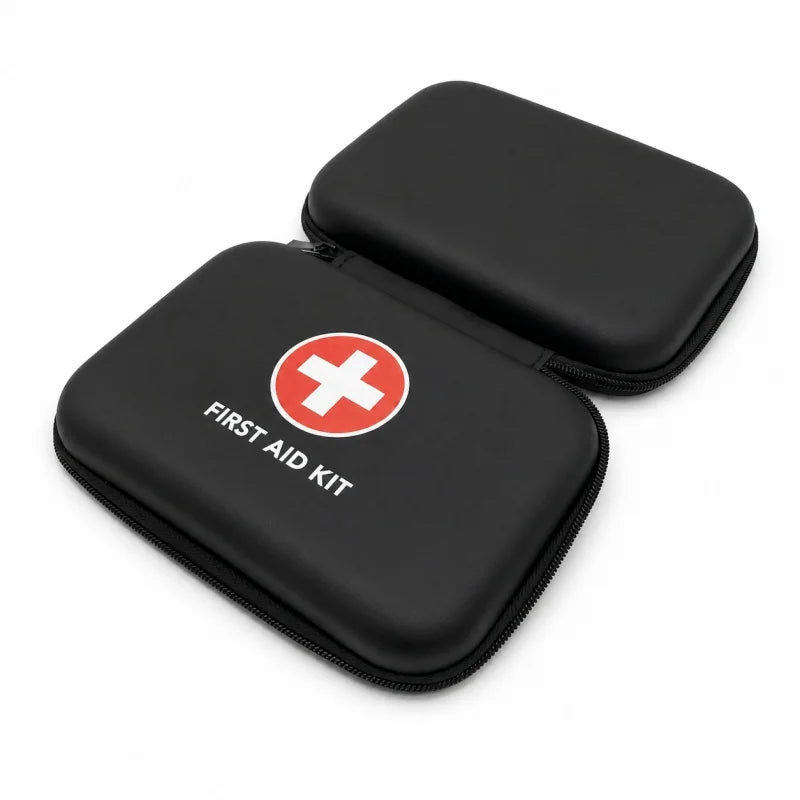 Waterproof EVA Hard Shell Case Portable First Aid Kit Mini Rescue Survival Kit For Home School Travel Car Medical Storage Case