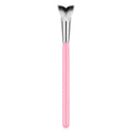 1 pcs Lash Shampoo Curved Brush For Eyelash Extension Cleansing,Soft Makeup Removal Bath Swoop Brush Tools