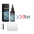 Windshield Repair Kit Car Glass Crack Fix Liquid UV Resin DIY Windshield Chip Repair Tool for Cracked Window Repair 30ml Carcare