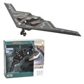 1:72 Alloy B-2 Stealth Bomber Fighter Model with Sound Light Series Children's Aircraft Model Toy Birthday Gift Christmas