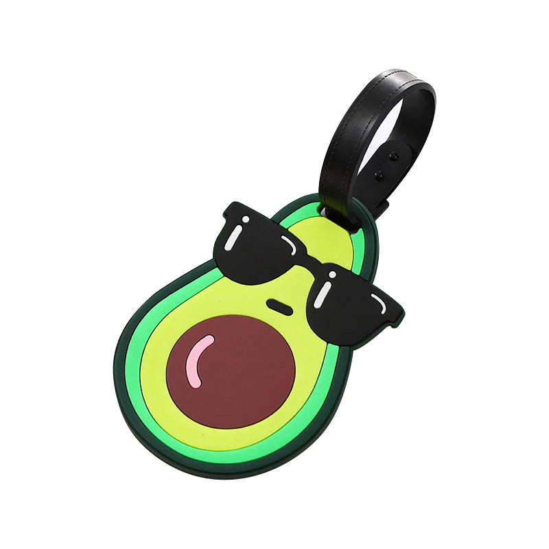 Travel Accessories Creative Baggage Boarding Tags Luggage Tag Cartoon Car Bus Aircraft Suitcase ID Addres Holder Portable Label