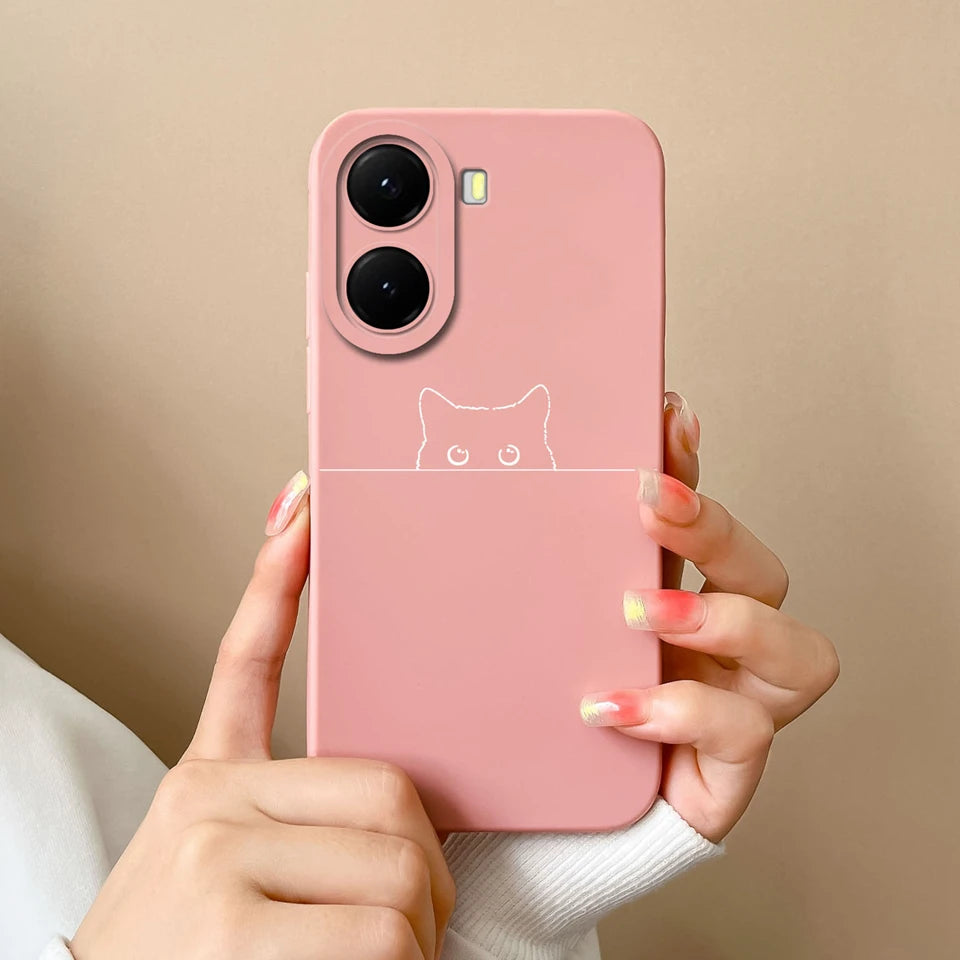 For Xiaomi Poco X7 Pro Case Lovely Bear Love Heart Shockproof Anti-fall Antifouling Luxury Shell For xiaomi poco x7 pro Coque