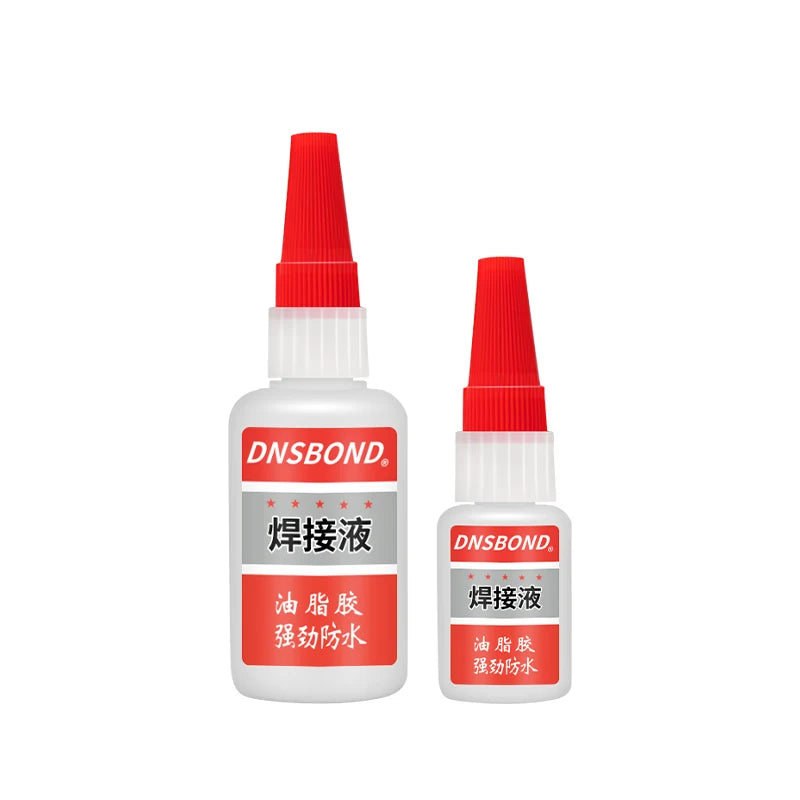 10 Sec Super Oily Glue Strong Bond for Shoes/Glass/Metal/Wood/Plastic Ceramic Quick Dry Industrial Strength Instant Adhesive